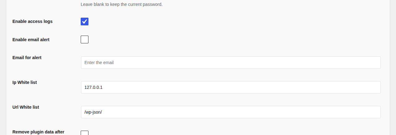 Basic Auth access logs, alerts, and allowlist controls