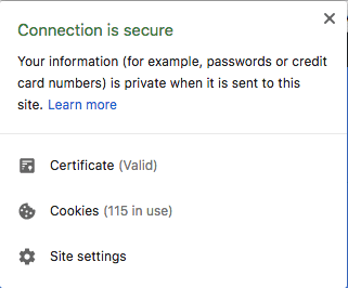 with SSL certificate - layered defense