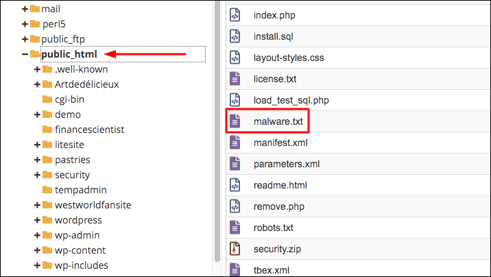 Text file containing suspected malware code