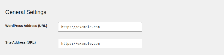 WordPress Address and Site Address fields matching on HTTPS