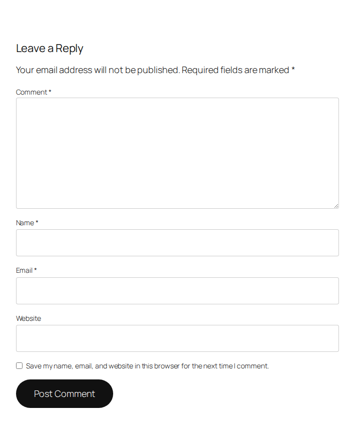 WordPress comment form cookie opt-in