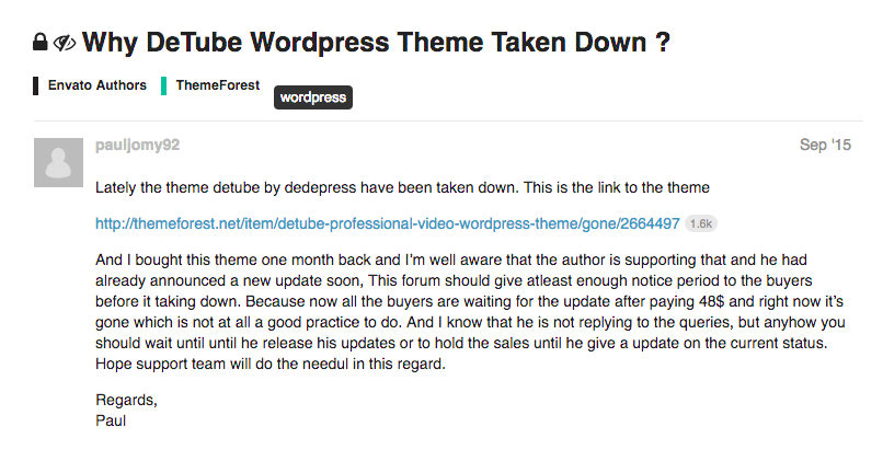 Theme Affects Security: Abandoned themes