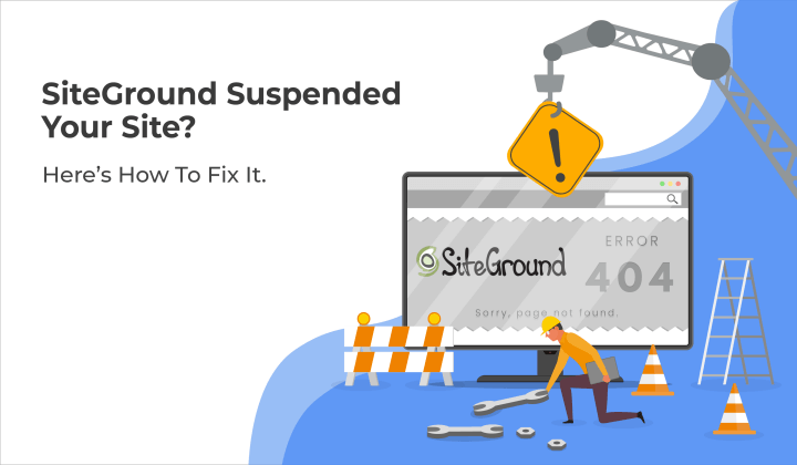 Ways to fix suspension of site grounded site