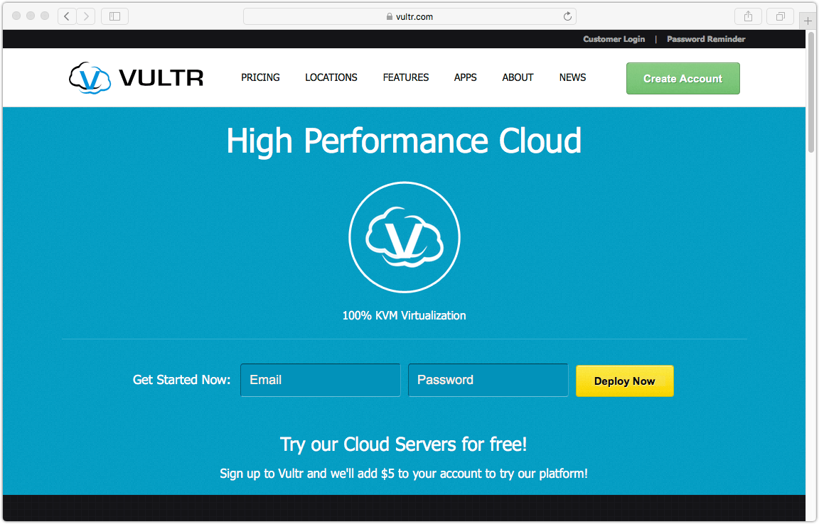 vultr suspended website