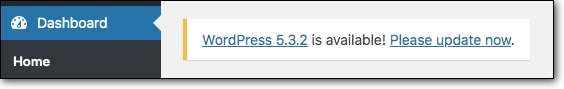 wordpress core update