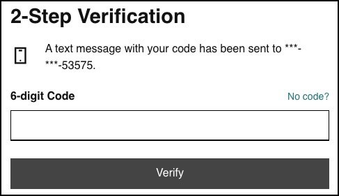 two factor verification for login security
