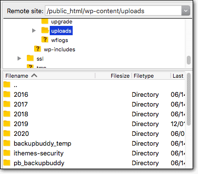 upload folder in file manager