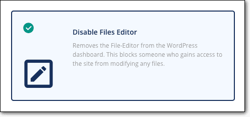 disable file editor