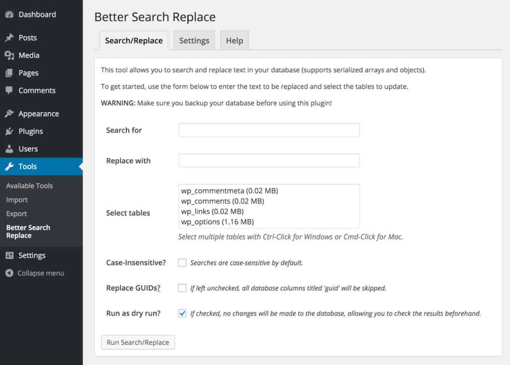 better search replace plugin to replace WordPress Http links with Https