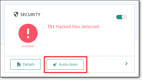Cleaning hacked WordPress theme using MalCare auto-clean feature