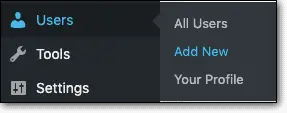 Add a New User