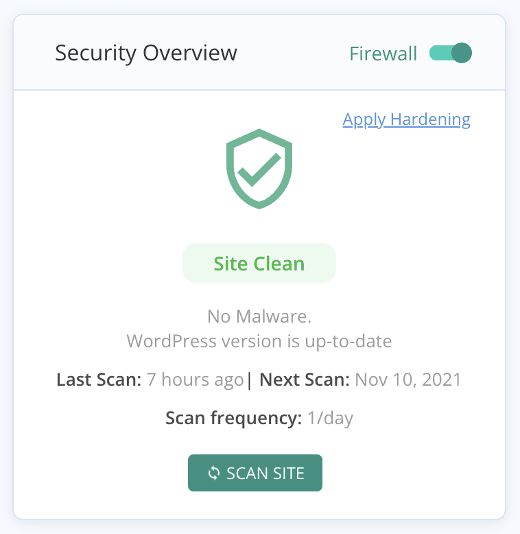 clean malware from site using MalCare