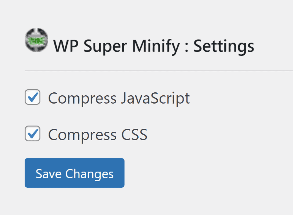 WP Super Minify Settings