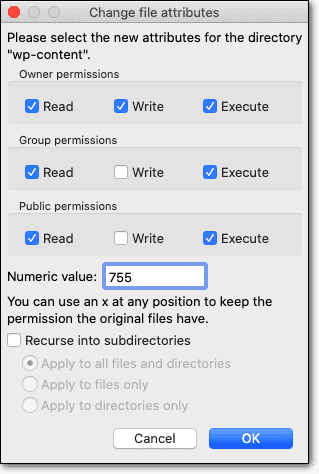 File permissions