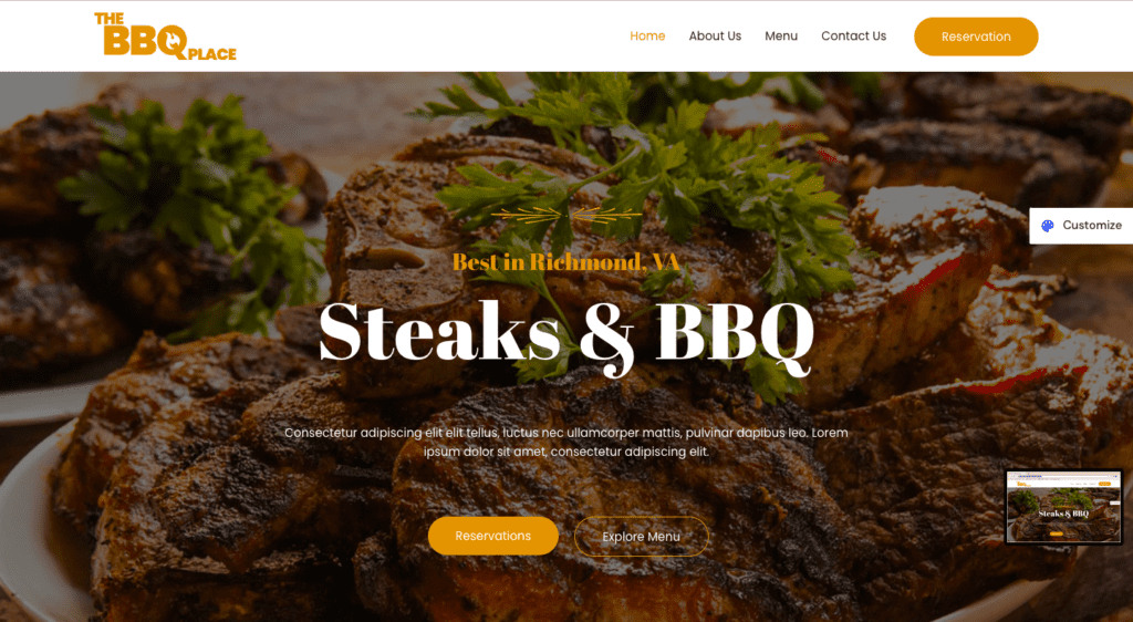 BBQ template by Astra