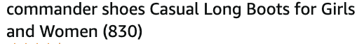 Amazon product title shown in a search listing