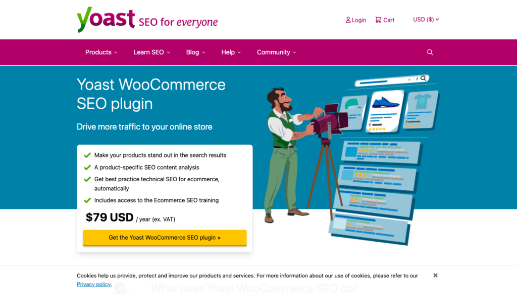Yoast WooCommerce SEO plugin settings