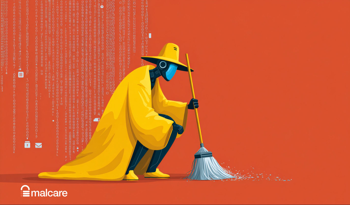 Digital cleaner representing the All-in-One Security plugin