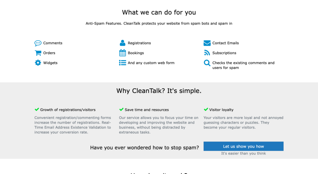 CleanTalk WordPress anti spam plugin