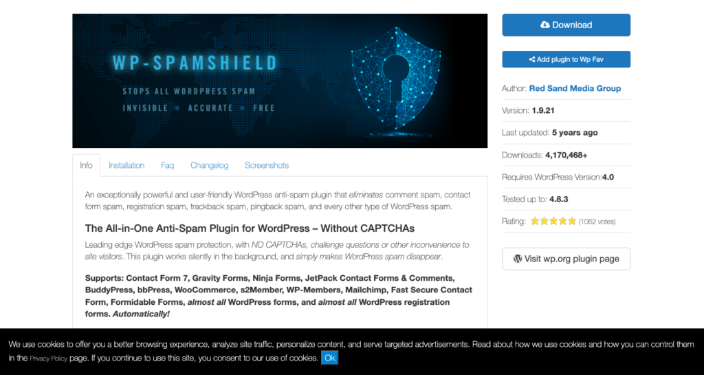 WP Spam Shield
