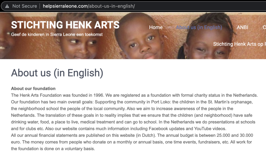 Original website