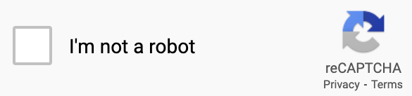 I'm not a robot reCAPTCHA