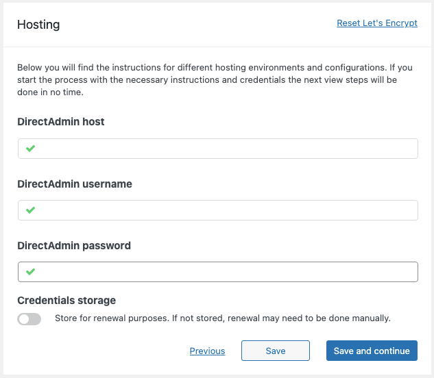 RSS Install SSL Hosting