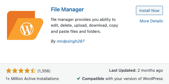 File Manager plugin