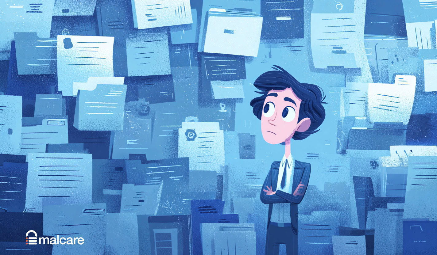 WordPress log files and activity records displayed together