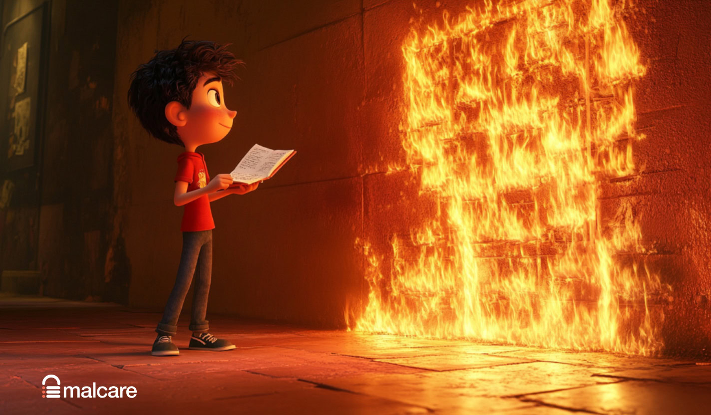 Illustration of filtering MalCare firewall logs to find relevant requests