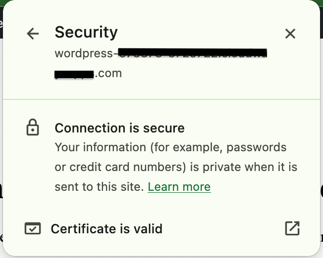 SSL certificate details 2