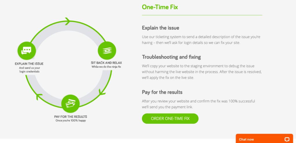 FixRunner WordPress maintenance service options