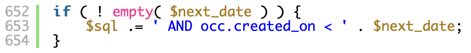 WP Activity Log plugin vulnerable code 2