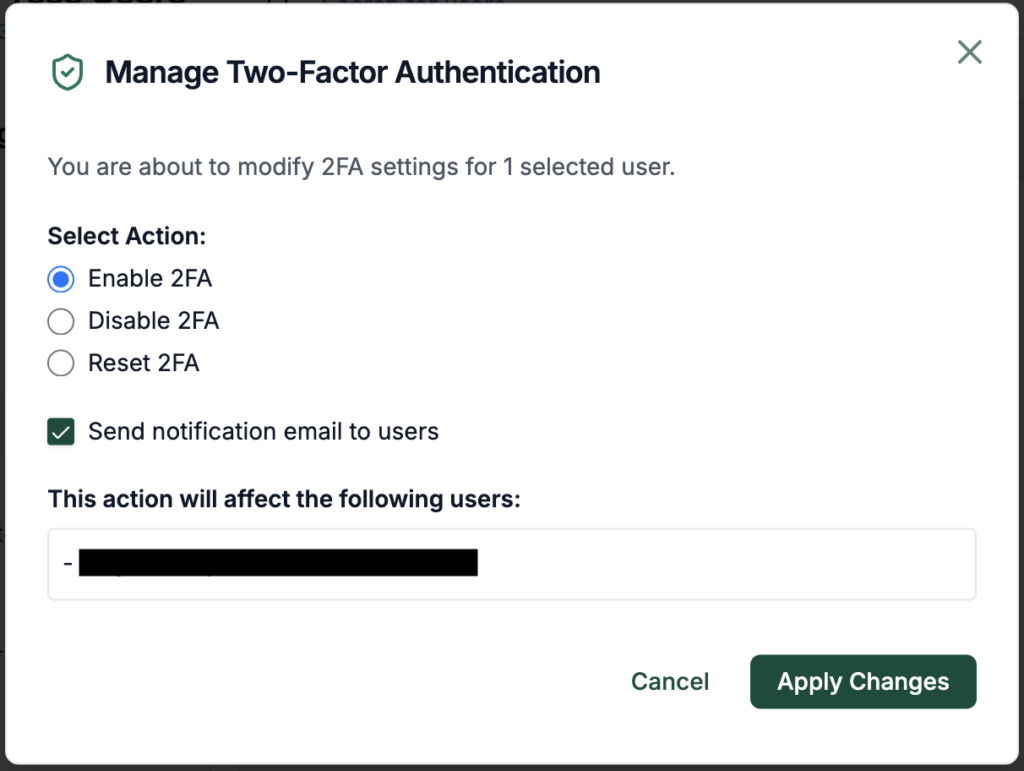 malcare 2FA
