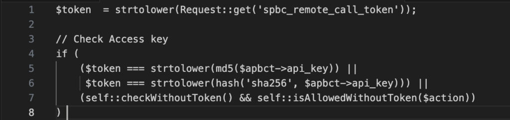 Vulnerable code 2