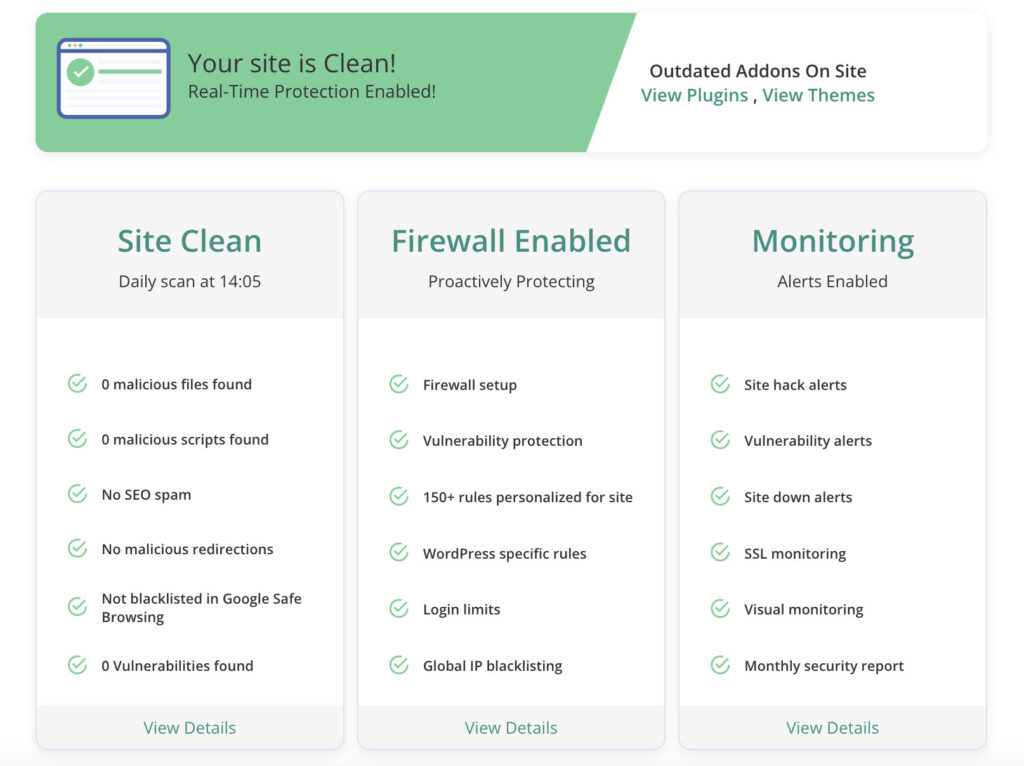 MalCare malware scanner