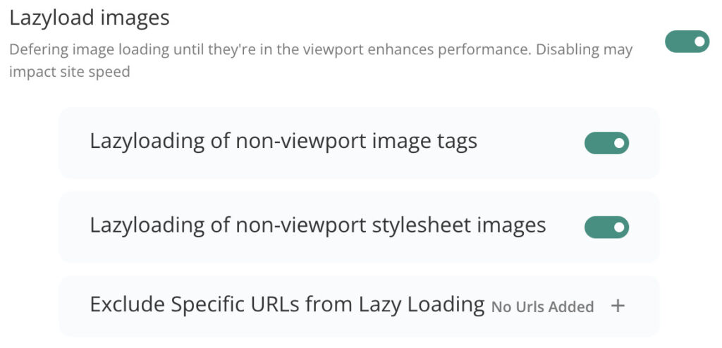 lazyloading settings in airlift