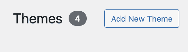 WordPress Upload Theme form with a ZIP file ready to install
