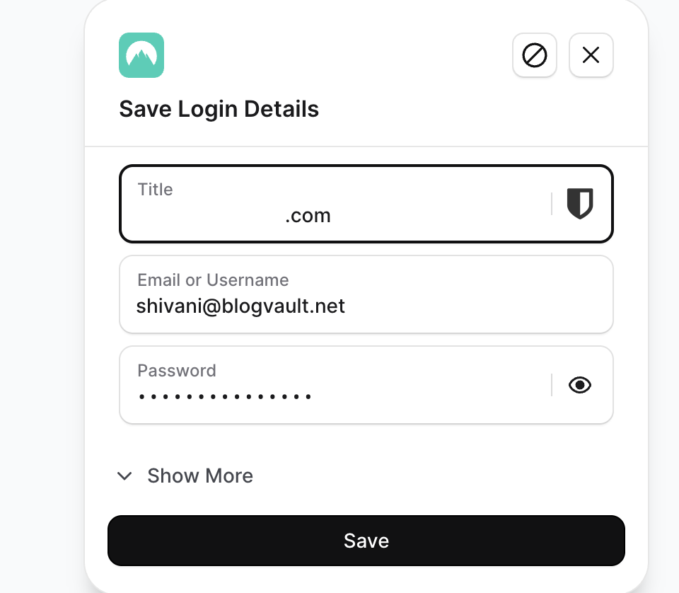 Save password nordpass