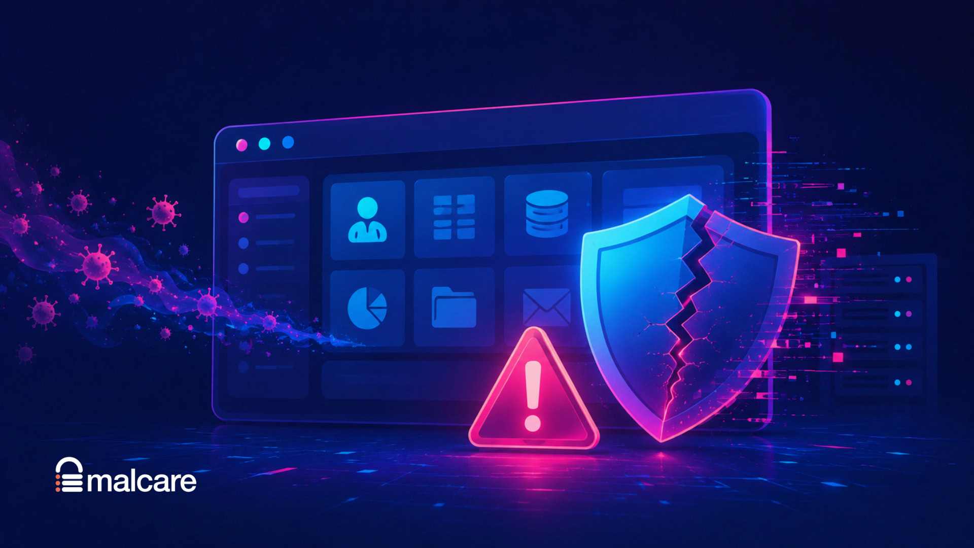 cPanel server controls marked with a critical vulnerability alert