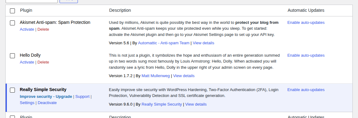 how to install ssl certificate on wordpress Really Simple Security active in the WordPress Plugins list