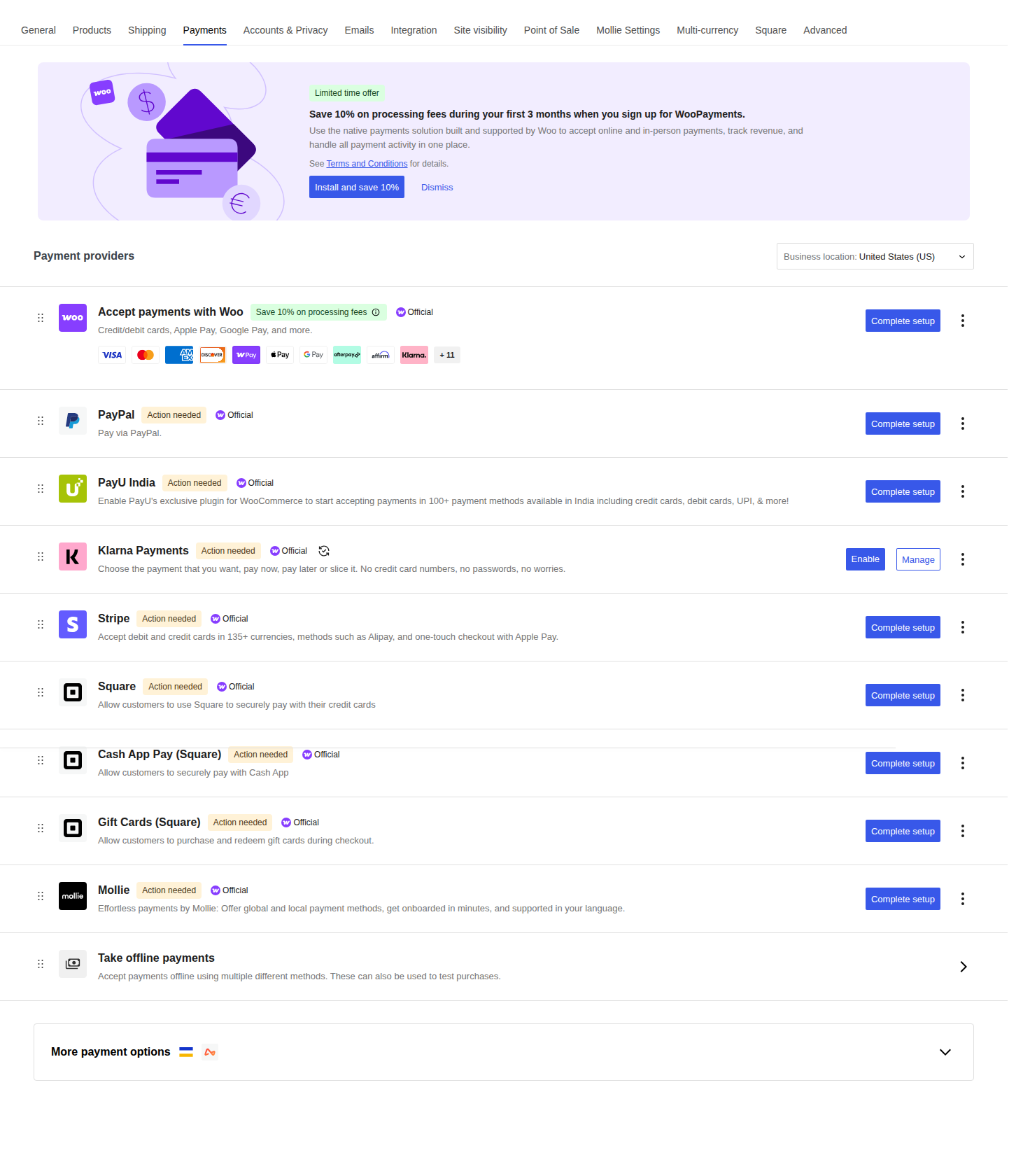 PayU India gateway settings in WooCommerce