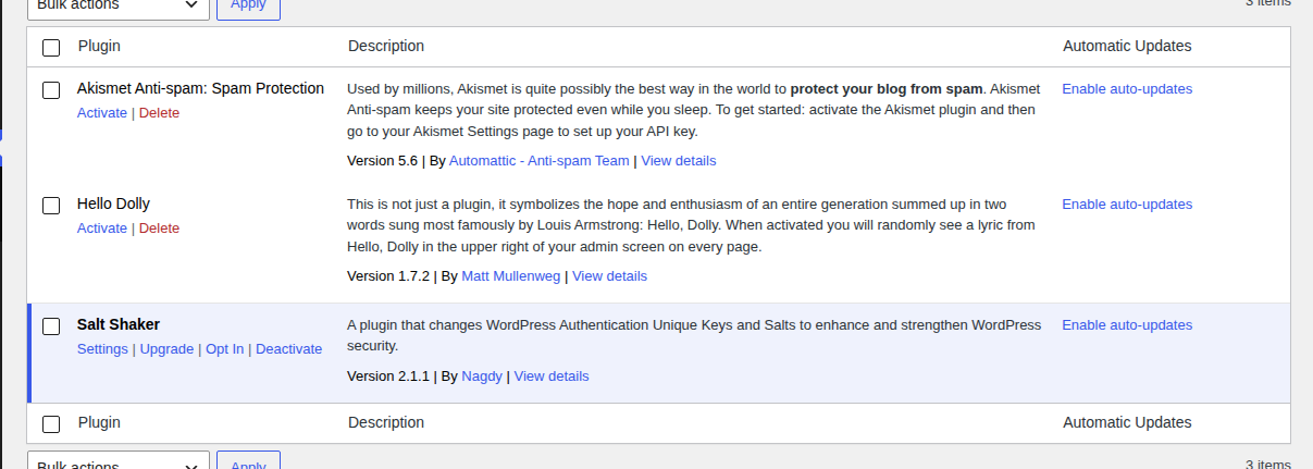WordPress plugins list for post-hack hardening