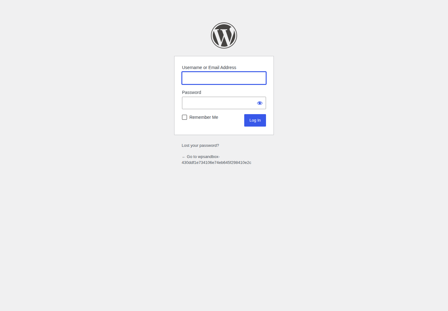 WordPress admin redirecting to the login form