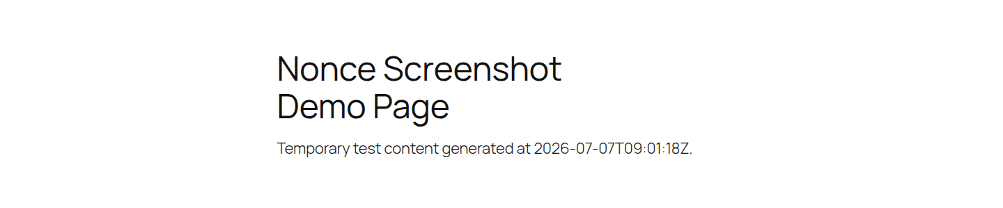 Public WordPress page context where cached nonce markup can become stale