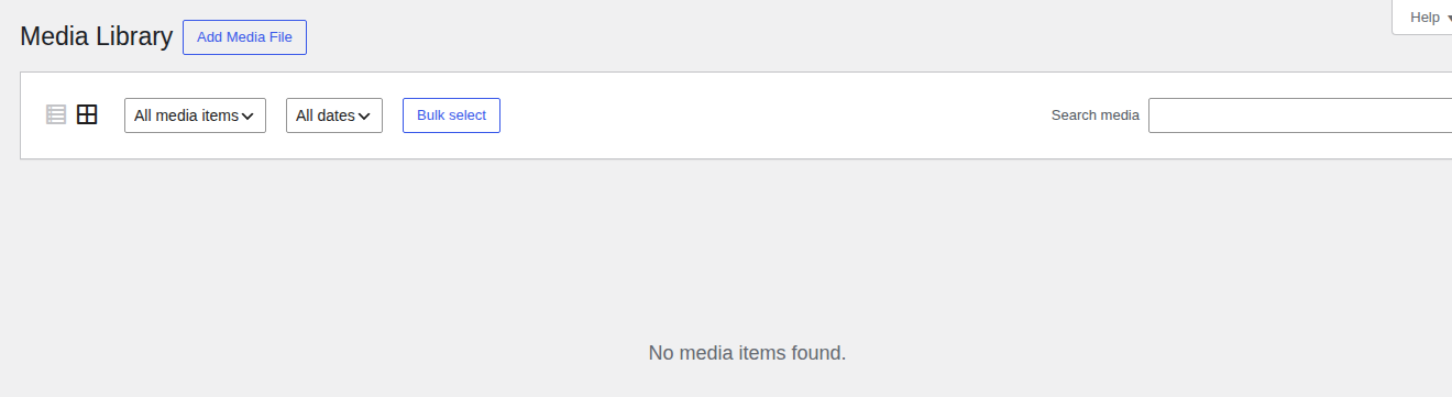 WordPress Media Library used to isolate upload issues