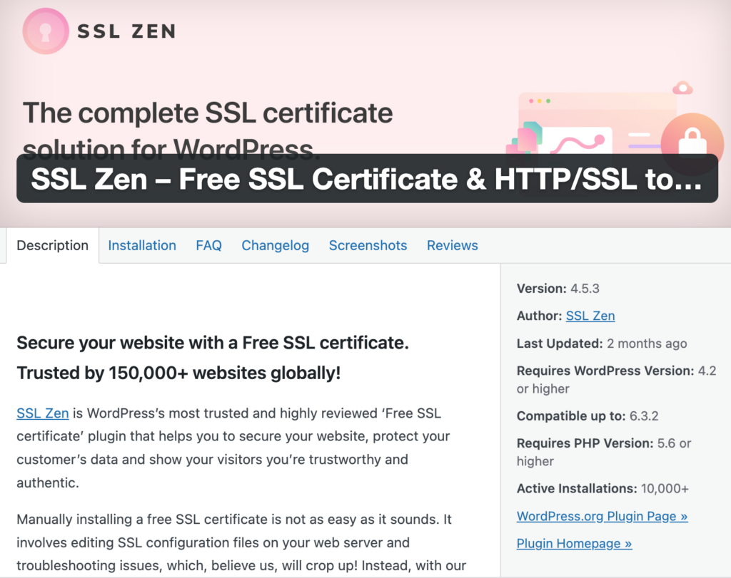 SSL Zen repo